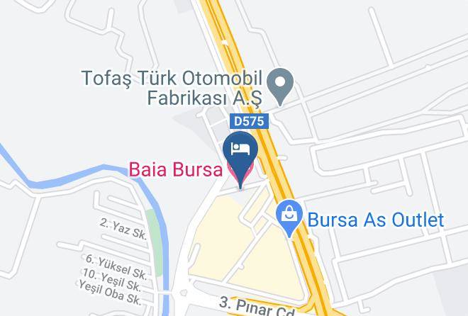 Osmangazi - Baia Bursa Hotel Maps