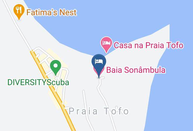 Praia Do Tofo - Baia Sonambula Maps