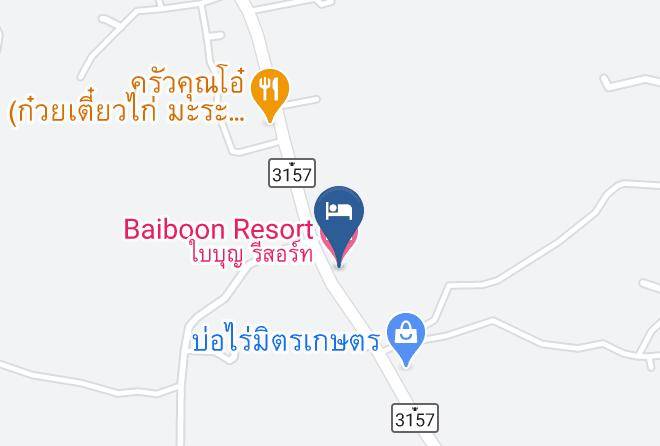 Amphoe Bo Rai - Baiboon Resort Maps