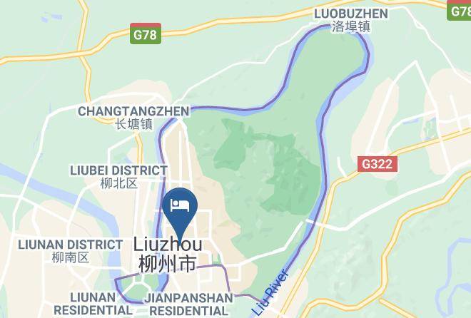 Liuzhou - Baigong Boutique Hotel Maps