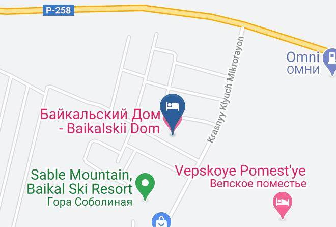 Slyudyansky District - Baikalskii Dom Maps