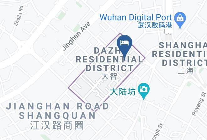 Wuhan - Bailaohui Express Hotel Maps