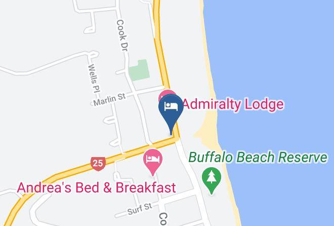 Thames Coromandel - Baileys At The Beach Motel Maps
