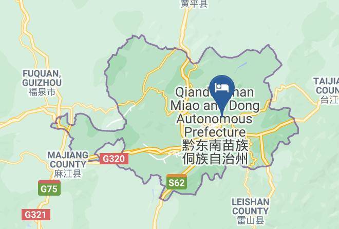 Qiandongnan Aut Prefecture - Baili Hotel Maps