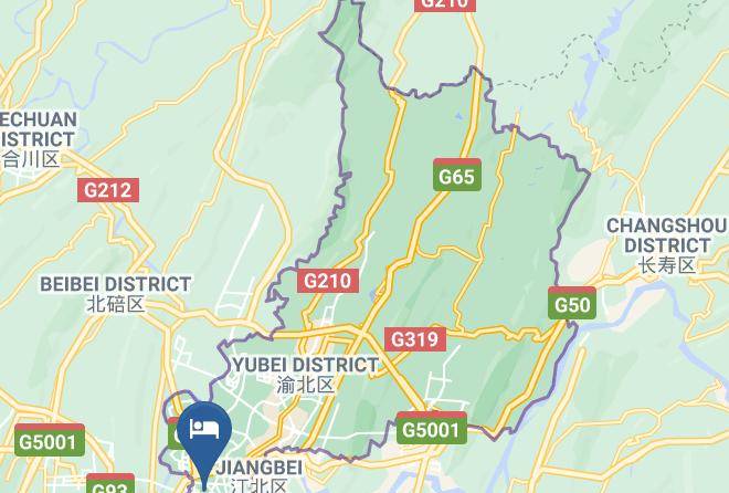 Yubei District - Baili Hotel Maps