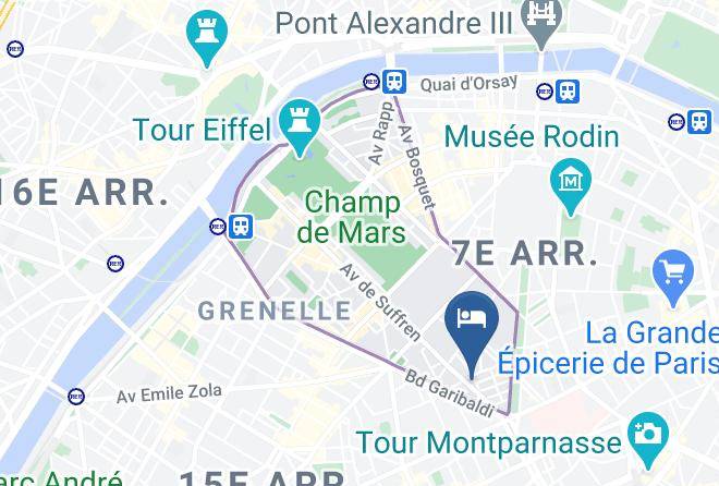 Paris - Hotel Bailli De Suffren Maps