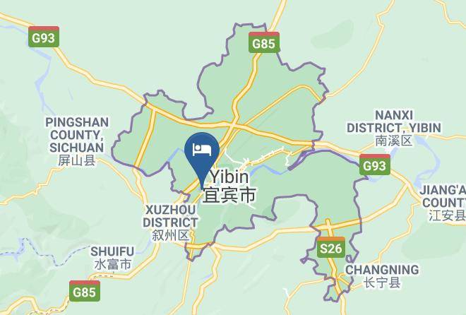 Yibin - Bailuzhou Holiday Hotel Yibin Maps