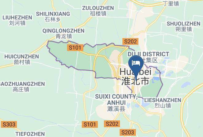 Huaibei - Bainian Xiangzhang Business Hotel Maps
