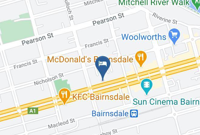 East Gippsland - Bairnsdale Kansas City Motel Maps