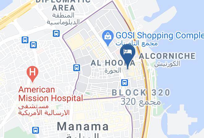 Manama - Baisan International Hotel Maps