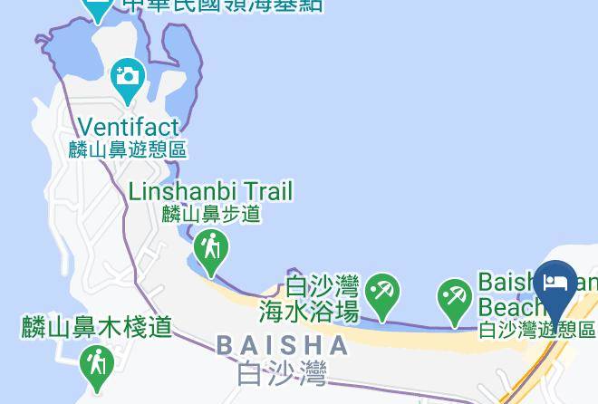 Shimen District - Baishawan Ocean Blue Inn Maps