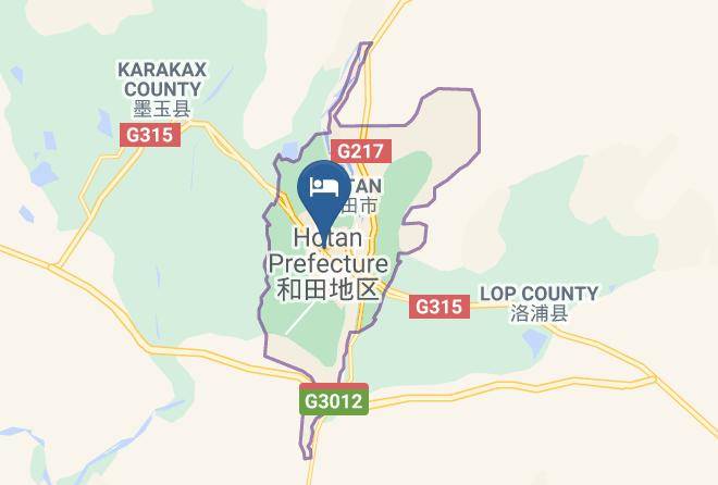 Hotan Region - Baisheng Business Hotel Maps