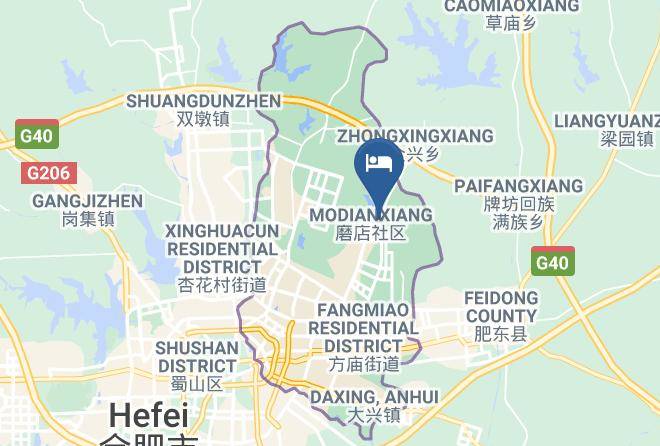 Hefei - Baishun Hotel Maps