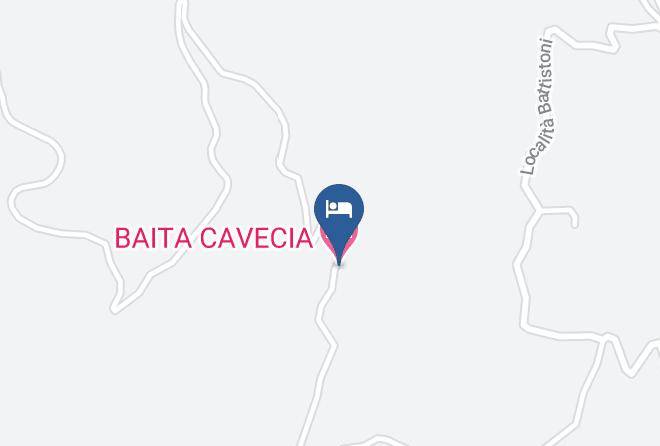Baita Cavecia Map