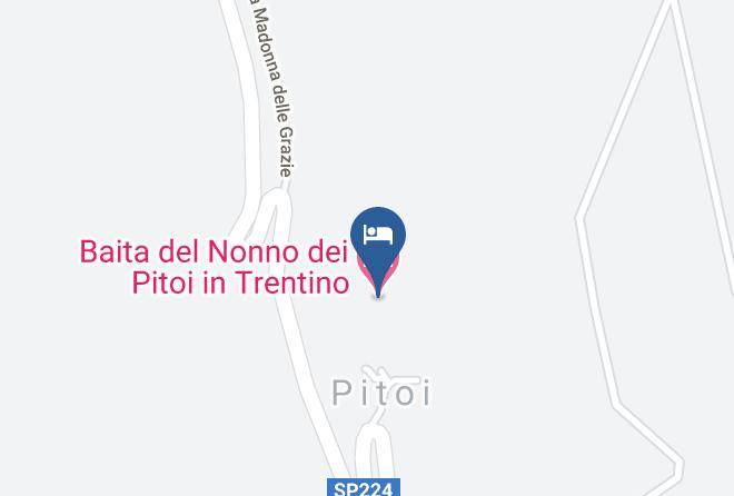 Trento - Baita Del Nonno Dei Pitoi In Trentino Maps