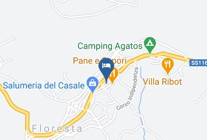 Messina - Baita Floresta Maps