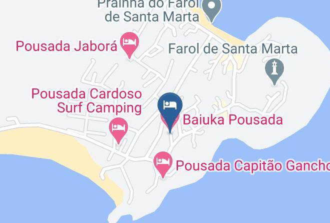 Laguna - Baiuka Pousada Maps