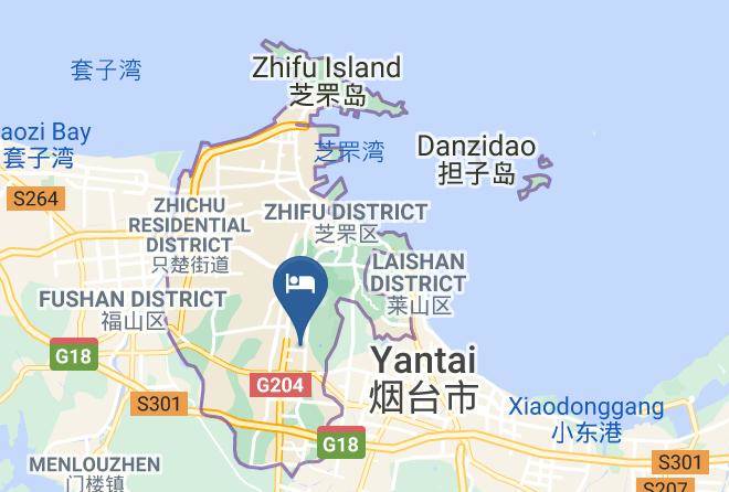 Yantai - Baiyuan Hotel Maps