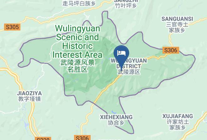 Zhangjiajie - Baizhangxian Hotel Maps