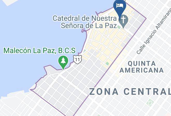 La Paz - Baja Bed And Breakfast Maps