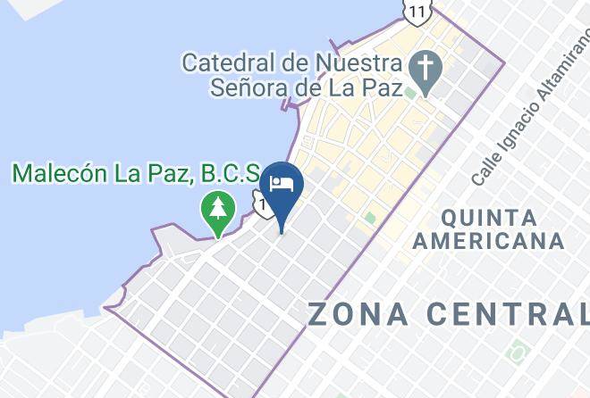 La Paz - Baja Paradise Hotel Boutique Maps