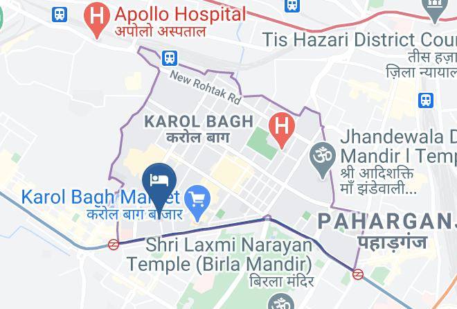 Karol Bagh - Bajaj Indian Home Stay Maps