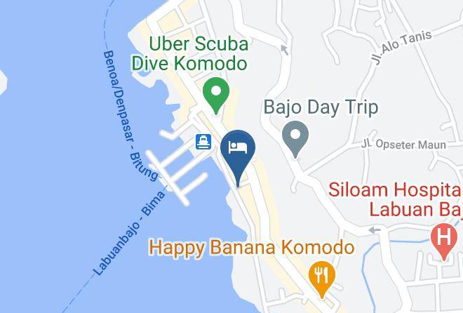 Manggarai Barat - Bajo Komodo Dormitory Maps