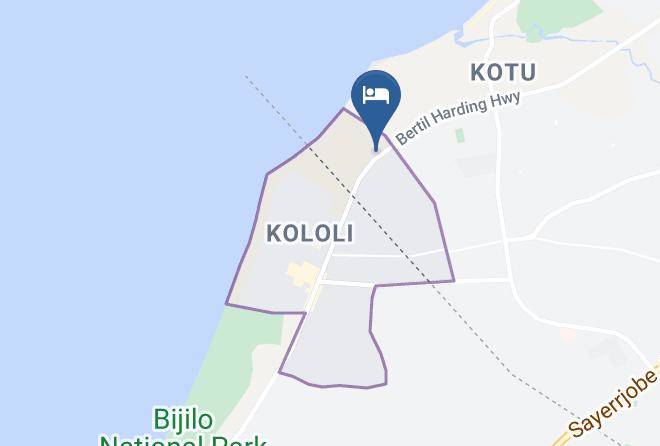 Serekunda - Bakadaji Hotel Maps