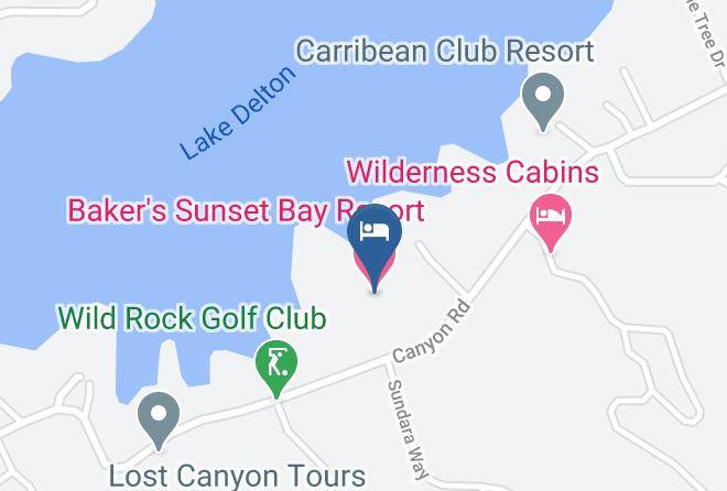 Sauk - Baker's Sunset Bay Resort Maps
