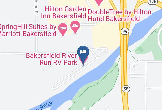 Kern - Bakersfield River Run Rv Park Maps