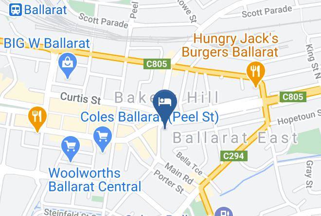 Ballarat - Bakery Hill Motel Maps