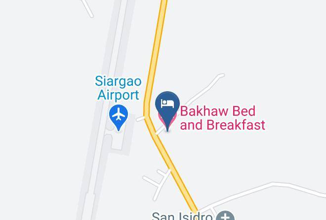 Surigao Del Norte - Bakhaw Bed And Breakfast Maps