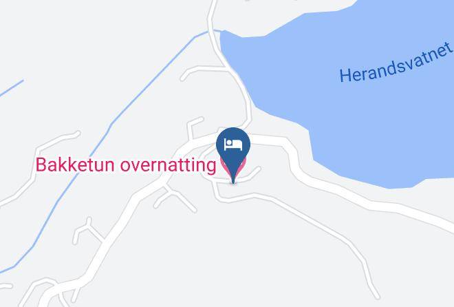 Ullensvang - Bakketun Overnatting Maps