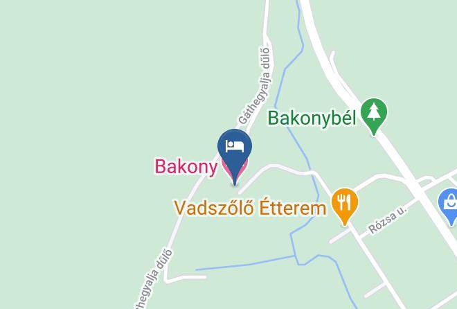 Bakonybel - Bakony Hotel Maps