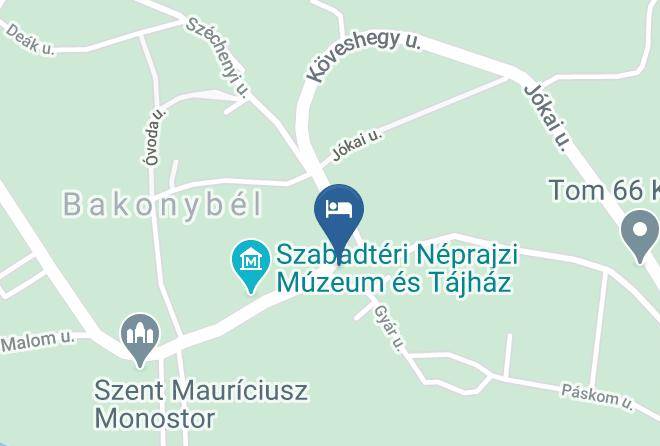 Bakonybel - Bakonyi Mandala Haz Maps