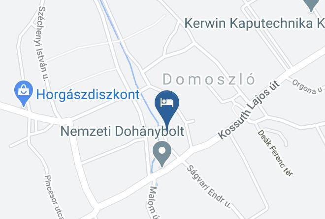 Domoszlo - Bakos Vendeghaz Domoszlo Maps