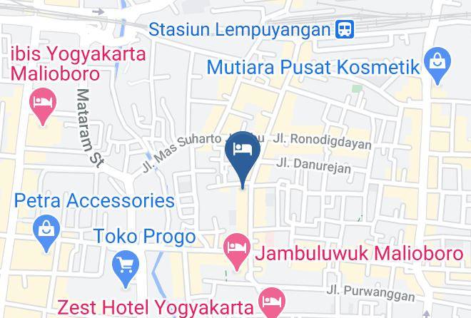 Kota Yogyakarta - Bakti Hotel Yogyakarta Maps