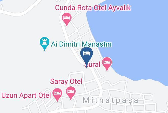 Ayvalik - Bal Konak Otel Cunda Maps