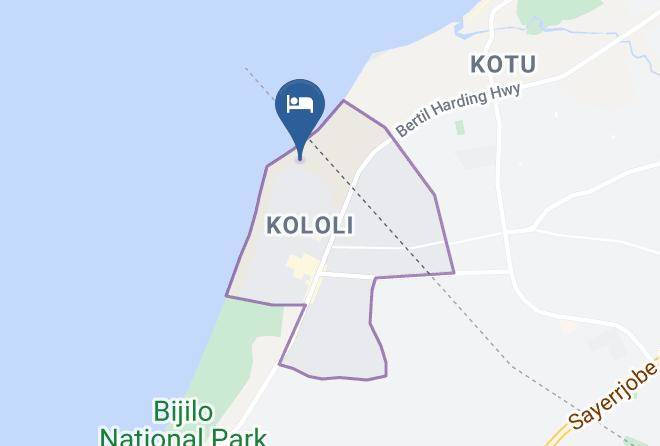 Serekunda - Balafon Beach Resort Maps