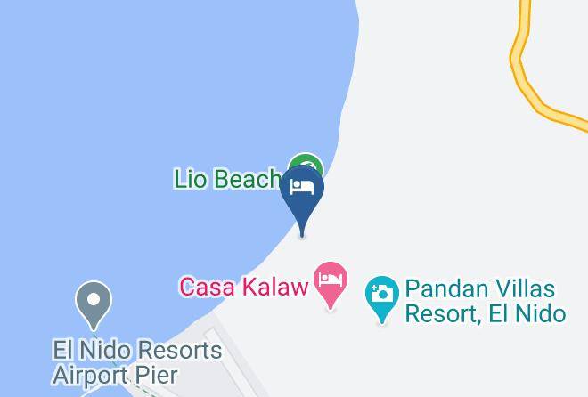 Palawan - Balai Adlao Lio Estate Resort El Nido Palawan Maps