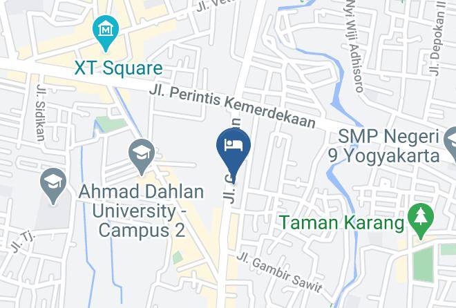 Kota Yogyakarta - Balai Melayu Hotel Maps