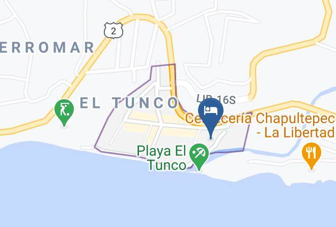Tamanique - Balance Yoga Retreat Maps