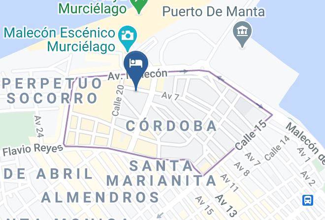 Manta - Balandra Hotel Maps