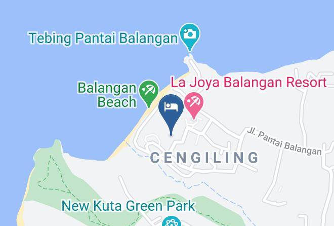 Badung Regency - Balangan Sea View Bungalow Maps