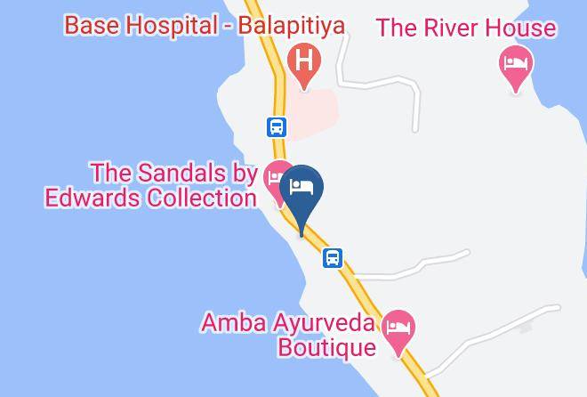 Galle - Balapitiya Beach Hotel Maps