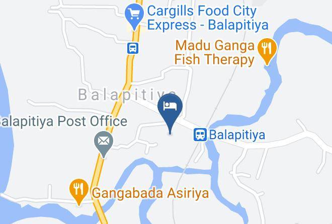 Galle - Balapitiya Boutique Hotel Maps