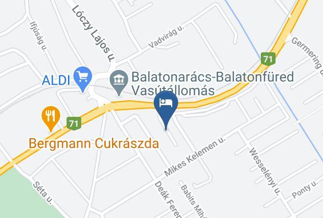 Balatonfured - Balaton Panzio Maps