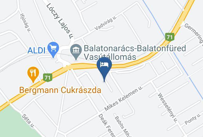 Balatonfured - Balaton Panzio Fured Maps