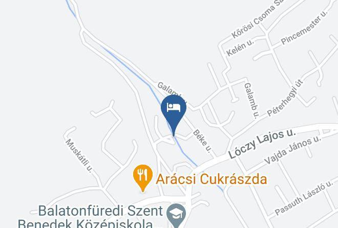 Balatonfured - Balatonhomes Szallashelyek Balatonfured Patakmenti Szallas Maps