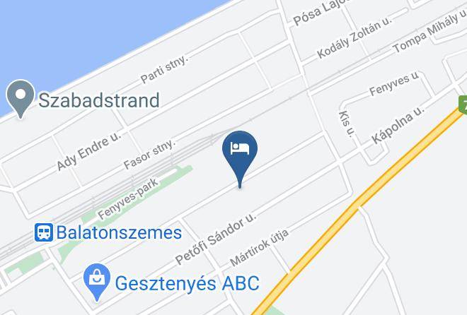 Balatonszemesi Nyaralo Map